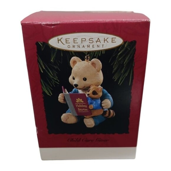 Hallmark & carlton vtg lot of 9 hand crafted ornaments bears - Picture 7 of 10